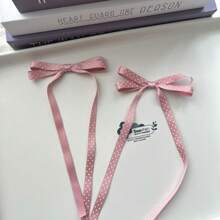 2/5/10 Stück Damen Retro Minimalist Pünktchen Schleifen Haarspangen, eleganter Boho-Stil für den täglichen Gebrauch, Fotoshooting, Haraccessoire, Sommeraccessoire, Haarklammern, Haarspangen, Haarklips