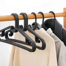 1/20 件塑料防滑薄衣架，适用于服装店的简易衣架 - 彩色 - 查看 20