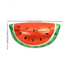5pcs Summer Watermelon Theme Foil Balloon Set, Inflated Triangular Watermelon Can Stand, 3D Spherical Watermelon, Suitable For Summer Theme Party, Graduation Party, Birthday Party, Holiday Event Decoration