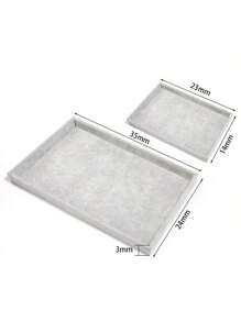 1pc Velvet Jewelry Display Tray Multicolor Organizer Holder Box Necklaces Bracelets Rings Storage Show Tray Case Back To School Dormitory Storage