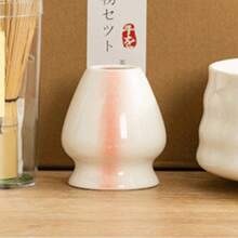 4 pièces Set bol Matcha incluant fouet à Matcha, cuillère à Matcha, bol Matcha et support Matcha, boîte cadeau set de thé Matcha style japonais