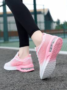 新款百搭大码女式轻便网眼透气运动鞋、女式网眼休闲鞋、女式气垫跑鞋、女式运动鞋、粉色运动鞋、学院风运动鞋、女士舒适休闲鞋、软底软面旅游鞋、女学生校园鞋、女式慢跑鞋、简约舒适步行鞋、女士学生训练鞋、渐变色鞋、渐变色旅游鞋、女式路跑鞋、女士时尚鞋