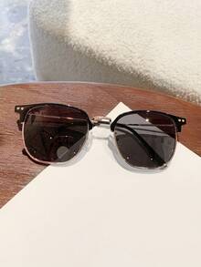 Polarized Sunglasses For Women - Retro Classic Travel Frame Metal Fashion Classic Design, Decor For Outdoor Sports, Cycling, Travel, Beach, Driving, Fishing, UV Protection Shade Going Out Outfit Outdoor Beach Seaside Vacation And Gift For Family And Friends - 黑色 - 查看 4