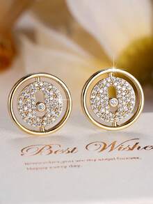 1 对时尚、精致、优雅的女士耳环，适合日常佩戴和派对，是馈赠佳品 - 耳環 - 查看 2