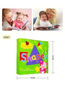 0-3 Years Old Baby Three-Dimensional Cloth Book With Bright Colors, English Letters, Numbers, Colors And Graphics, Cognitive Enlightenment Educational Toys, Baby Early Education Toys, Tear-Resistant Paper With Sound