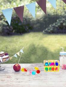 5/6/12/18pcs Diving Gems Pool Toys Diamond Gems With Pirate Treasure Chest, Acrylic Gems Summer Underwater Swimming Pool Party Favors - Multicolor - View 6