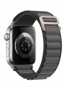 1PC Alpine Loop Band Compatible With Apple Watch S10 42mm S10 46mm 49mm 45mm 44mm 42mm 41mm 40mm 38mm, Unisex AppleWatch Strap Fashionable Casual Business Watchbands Compatible With IWatch S10 9 8 7 6 5 4 3 2 1 SE Ultra, Breathable Comfortable Sport Bracelet Adjustable Replacement Wrist Strap Smart Watch Accessories