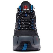 LARNMERN (Local Shipment) Steel Toe Boots Men's Anti Slip Work Anti Puncture Safety Boots Industrial Structure Comfortable Outdoor Hiking Military Tactical Shoes Anti Slip Men's Safety Boots - 黑藍色 - 查看 3