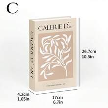 1 件/3 件可折叠仿真书，豪华装饰仿真书套装，适用于咖啡桌、别墅、酒店、家居装饰