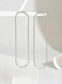 1 Pair Minimalist Casual Geometric Iron Wire Creative Stud Earrings