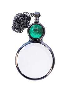 独特的礼物，放大镜项链礼物放大镜项链，阅读阅读报纸魅力放大镜，送老人挂链饰品好礼物 - 彩色 - 查看 5