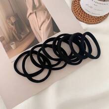 1 Bottle (35pcs) Women High Ponytail Hair Ties Non-Damaging Minimalist High Elastic Hair Bands Versatile Hair Accessories, Gym Accessories, Hair Tie ,Hair Accessories, Ponytail Holders, Hair Elastics, Hair Rubber Bands