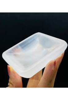 1 件装亚硒酸盐水晶板，天然划痕粗糙边缘，水晶装饰板，水晶礼物，水晶消磁盘