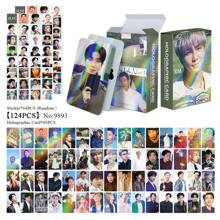 30 قطعة/92 قطعة (60 بطاقة + 32 ملصق)/124 قطعة (60 بطاقة + 64 ملصق) مجموعة بانقتان سونيونغدان كي بوب هولوغرافي مزدوجة الوجه - RM، Jin، J-Hope، Jimin، V، وبطاقات LOMO مجموعة صندوق، تشمل مجموعات بطاقات المشاهير وفرق البوب والعرض، بضاعة متوفرة