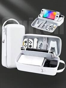 1 Túi đựng đế sạc, dung tích lớn, lưu trữ tất cả trong một, phù hợp với 2 (2025) Hộp đựng có tay cầm, phù hợp với máy chơi game Switch OLED/Switch NS2, bộ sạc và đế gốc, món quà tuyệt vời tương thích với game thủ Switch - nhiều màu - Xem 9