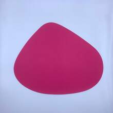 Set di 2/4/6/8 sottopiatti a forma di ciottolo piccolo KAPI per tavolo da pranzo, sottopiatti in finta pelle lavabili e resistenti al calore, facili da pulire, adatti per interni, spessore 1mm