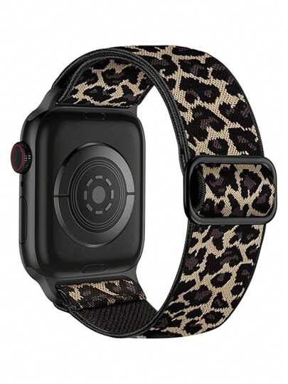 Klockarmband i nylon, kompatibelt med -armband 38 mm, 40 mm, 41 mm, 42 mm, 44 mm, 45 mm, 46 mm, 49 mm. Mjukt, andningsbart, elastiskt nylonarmband. Kompatibelt med -serien Ultra/11/10/9/8/76/5/4/3/SE. Sport- och vardagsarmband för män och kvinnor. Lätt att bära.