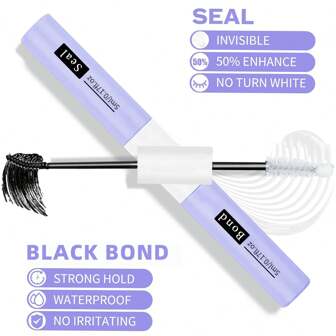 10ml粉色防水睫毛胶，持久48-72小时，15秒速干，防冻，温和不刺激，二合一自粘睫毛胶，适用于敏感眼部睫毛胶，睫毛胶