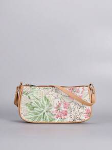Ladies' Fashionable Embroidered Floral Baguette Bag, Niche Exquisite Sequin Floral Single-Shoulder Bag, Irregular Sequin Patchwork Mesh Embroidered Dinner Bag, Suitable For Parties, Dates, Shopping, Vacations, Gifts, Graduation Gifts, Commutes, Colleges, Music Festivals.