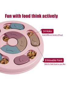 1 Piece Pet Treadmill, Pet Puzzle Toy, Dog Intelligence Toy, Cat/Dog Hide-Hide Feeder, Pet Training Toy, Interactive Dog Treadmill, Pet Food Tray, Pet Food Game Compartment Plate, Pet Choking Bowl, Pet Supplies, Dog Intelligence Toy, Puppy Intelligence Training Food Distributor, Cat/Dog Search Toy, Pet Entertainment Toy, For Pet Use Only - Multicolor - View 4