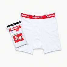 Supreme X Hanes Boxer Briefs (4 Pack) - 白色 - 查看 2