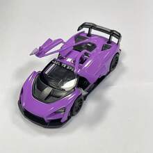 1:43比例超级跑车模型摆件合金车压铸模型车回力操作工艺精湛可开门汽车装饰回力玩具车男孩礼物 - 彩色 - 查看 10