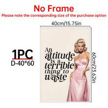 1PC Girl Room Decor, Wall Art, Bedroom Decor, Funny Wall Art, Retro Vintage Posters, Wall Decor Posters, Wall Canvas Decor, Ideal Gifts For Hallway Bedrooms And Living Rooms Birthday Graduation