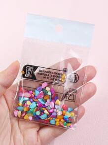 1sac de 10g de graviers de coquillages asymétriques, parfaits pour remplir les moules en silicone, fournitures pour artisanat et bijouterie DIY, et remplisseurs de secousses en résine