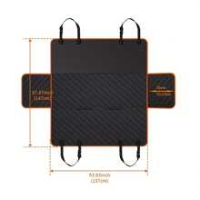 Cojín para asiento de coche para mascotas de gran resistencia, hamaca para viajes de perros, alfombra para asiento elevador de mascotas