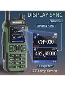 Walkie Talkie, Portable Multi Band Walkie Talkie, Handheld Wireless Copy Frequency Intercom, Type-C Rechargeable Walkie Talkie, Two Way Radio, High Power And Large Capacity