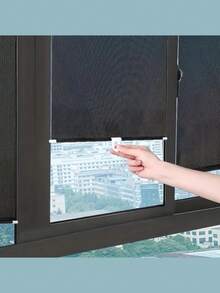 Tấm che nắng có thể thu vào dễ lắp đặt 1 mảnh - Bảo vệ khỏi tia UV cho văn phòng, nhà bếp, ban công và phòng khách, rèm che nắng phòng khách, rèm cuốn và cửa sổ ô tô | Chống nhiệt và chống tia UV | Trang trí nhà theo phong cách cổ điển (Vui lòng chú ý đến kích thước sản phẩm) - Nhiều màu - Xem 9