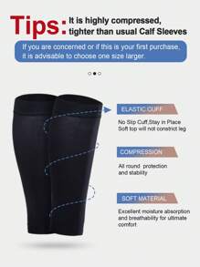Comfortable Calf Compression Sleeve 15-20mmHg For Sports, Nurses, Travel And Flight, Footless Compression Socks For Unisex