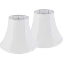 Pantallas de lámpara - Ajuste clásico tipo araña para lámparas de mesa y mesita de noche - Blanco - Ver 1
