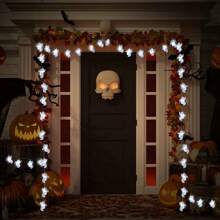 1 Peça Luzes de Corda LED de Fantasma Divertido, Luzes de Decoração de Atmosfera de Feriado Adequadas para Halloween, Natal, Casa Assombrada, Festas, Decoração de Casa de Feriado, Decoração de Halloween, Decoração de Casa, Decoração de Festa, Decoração de Halloween, Decoração de Quarto, Decoração de Jardim de Halloween para Presente Fada