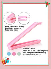 10 قطع مشابك حفظ الأطعمة والرقائق، مشابك إغلاق وحفظ الأطعمة المحمولة، مشابك إغلاق أكياس الأطعمة، مشابك إغلاق وحفظ الأطعمة القابلة لإعادة الاستخدام متعددة الوظائف، مشابك بلاستيكية لإغلاق الأطعمة