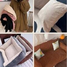 Una pieza de 50cm * 150cm/19,69 pulgadas * 59,06 pulgadas de tela de pana cosida para abrigo, falda, funda de almohada, juego de sábanas, forro de ropa, textiles para el hogar, tela DIY