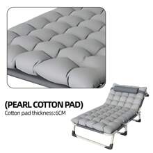 NetHong Sun Lounger Recliner Chair Reclining Outdoor Seat Single Folding Bed 190x 67cm