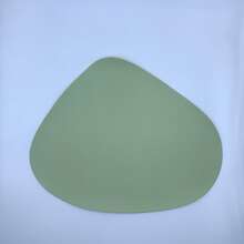 Set di 2/4/6/8 sottopiatti a forma di ciottolo piccolo KAPI per tavolo da pranzo, sottopiatti in finta pelle lavabili e resistenti al calore, facili da pulire, adatti per interni, spessore 1mm