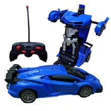 1 件一键遥控变形赛车模型玩具车，颜色随机，汽车，汽车，遥控车 - 彩色 - 查看 5