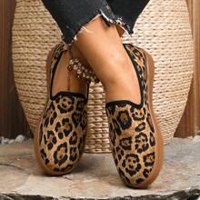 2025 New Women's Summer Leopard Print Casual Sneakers, Soft Sole Fashion Commuting Daily Shoes