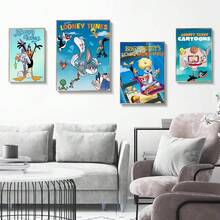 WB 1PC DC Anime Cartoon High Quality Prints And Posters Waterproof Cafe Bar Posters, Wall Exquisite Painting Decoration Frameless