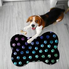 1 pezzo tappetino per l'alimentazione degli animali domestici, tappetino assorbente per cibo di cani e gatti, tappetino da dispensa impermeabile e anti-perdite per animali domestici, resistente alle macchie e facile da pulire per ciotole di acqua per cani e gatti, accessori per animali domestici, tappetino per pasti adatto per bevitori sporchi e disordinati