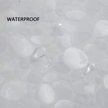 Half Translucent Pebble Shower Curtain, 12mil Thick Waterproof Mildew Resistant Bathroom Curtain, 3D Textured Tub Shower Liner, Room Divider, Water & Oil Proof