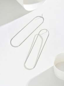 1 Pair Minimalist Casual Geometric Iron Wire Creative Stud Earrings
