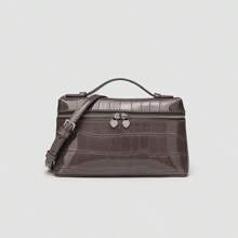 Bolsa de almuerzo de moda LP19, nueva bolsa de mano de modelo primavera/verano 2025 para mujer, bolso de hombro estilo tote y bandolera pequeño