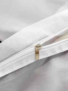 4 件套床上用品，印花双面羽绒被套 + 床单 + 2 个枕套，柔软亲肤，防褪色，抗菌，保暖，适用于卧室、客房、宿舍 - 牛奶大耳狗 - 查看 11