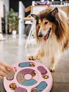 1 Piece Pet Treadmill, Pet Puzzle Toy, Dog Intelligence Toy, Cat/Dog Hide-Hide Feeder, Pet Training Toy, Interactive Dog Treadmill, Pet Food Tray, Pet Food Game Compartment Plate, Pet Choking Bowl, Pet Supplies, Dog Intelligence Toy, Puppy Intelligence Training Food Distributor, Cat/Dog Search Toy, Pet Entertainment Toy, For Pet Use Only - Multicolor - View 6
