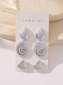 Ensemble de boucles d'oreilles de style de luxe, populaire style d'étoile européen et américain