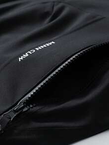 1 Peça Corta-Vento Masculino para Uso Externo, Jaqueta com Capuz à Prova d'Água e à Prova de Vento, Jaqueta Cargo com Múltiplos Bolsos para Caminhada e Trekking