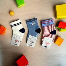 Calcetas Antiderrapantes Ligeras Para Bebé accesorios confort moda Halloween disfraz comodidad fiesta primera infancia peques temporada - Multicolor - Ver 2